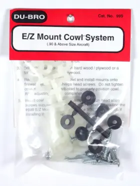 Du-bro 011859009991 E/z Mount Cowl System .90 And Above Package Of 6 Cat. # 999