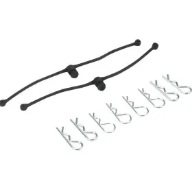 Du-bro 011859022457 Body Klip Retainer With Rubber Attachments For Rc Cars And Trucks 2-pa