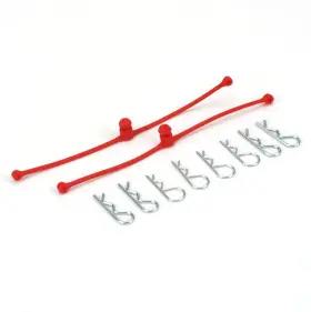 Du-bro 011859022488 2248 Red Body Klip Retainer 2-pack
