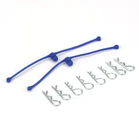 Du-bro 011859022495 2249 Blue Body Klip Retainer 2-pack