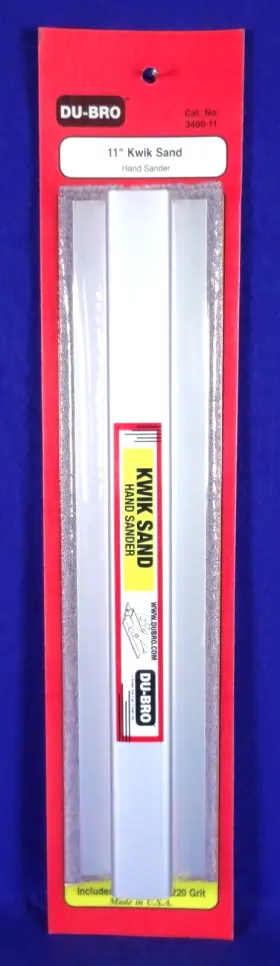 3400-11 Du-bro 11 Inch Kwik Sand Hand Sander Cat. #