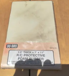 Dubro 011859005146 514 1/2 Inch R/c Protective Foam Rubber
