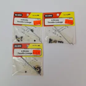 Dubro 011859006655 Lot Of 3 Du-bro # 665 4 -stroke Throttle Linkage New Old Stock Rc Model Dubro 011859006655 Lot Of 3 Du-bro # 665 4 -stroke Throttle Linkage New Old Stock Rc Model