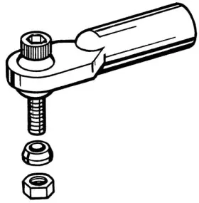 Dubro 011859008611 861 4/40 Swivel Ball Link