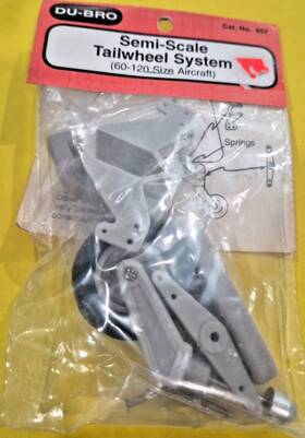 Dubro 011859009571 Du-bro Cat. No. 957 Nip Semi-scale Tailwheel System 60-120 Size A/c