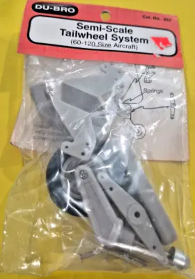 Dubro 011859009571 Du-bro Cat. No. 957 Nip Semi-scale Tailwheel System 60-120 Size A/c