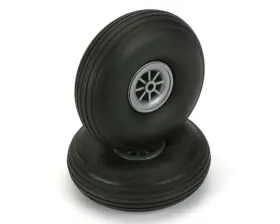 325t Dubro Nos Genuine Du-bro Cat. #325t Treaded Wheels Low Bounce 3 1/4 Inch Diameter 1.5 W