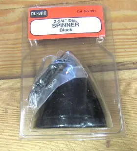 Dubro Products 011859002923 Du-bro 291 2-3/4 Inch Black Spinner New Dubro Products 011859002923 Du-bro 291 2-3/4 Inch Black Spinner New