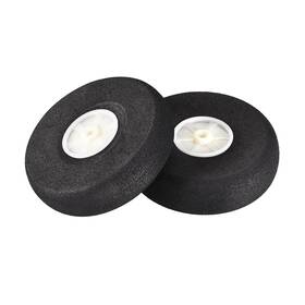 Duefixing 617662580254 4pcs Rc Airplane Wheels Aircraft Sponge 2.5 Inch X 0.12