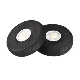 Duefixing 617662580254 4pcs Rc Airplane Wheels Aircraft Sponge 2.5 Inch X 0.12