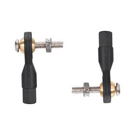 Duefixing 617662928520 10pcs M2 2x19mm Lever Linkage Tie Rod End Ball Head With Screws And Nut