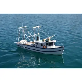 Dum1271 Dumas Products Inc. 1/24 Rusty Coastal Shrimp Boat Kit 36