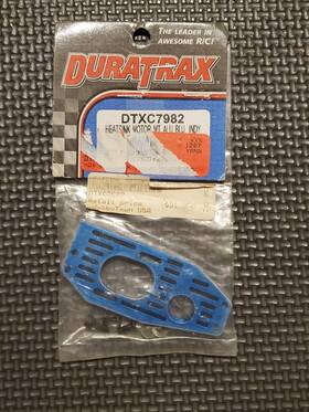 Duratrax Dtxc7982 Indy Blue Aluminum Motor Mount Heatsink New Old Stock Rare