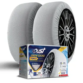Snowsck1 Dust Car Snow Socks Alternative To Chains Easy Install Tire For