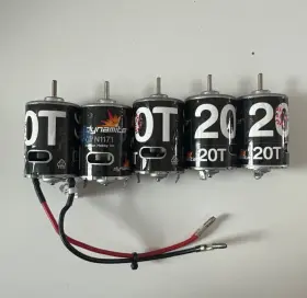 Dyn1711 Dynamite Dyn1172 Lot Of 5 20t Rc Motors Used All Five Dyn1711 Dynamite Dyn1172 Lot Of 5 20t Rc Motors Used All Five