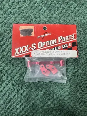Dyn6807 Dynamite Aluminum Front Blocks Pivots 2 Degree For Losi Xxx-s New