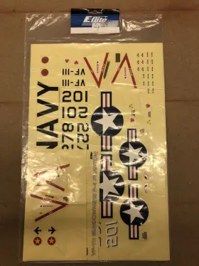 Efl812510 E-flite Decal Sheet F-4 Phantom Read Description