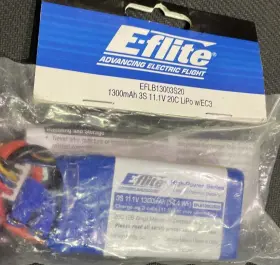 Eflb13003s20 E-flite Eflite 3s Lipo Battery 20c 11.1v/1300mah With Ec3 Connector