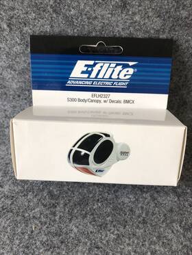 E-flite Eflh2327 E-flite S300 Body/canopy With Decals Bmcx Rc Helicopter New In Box