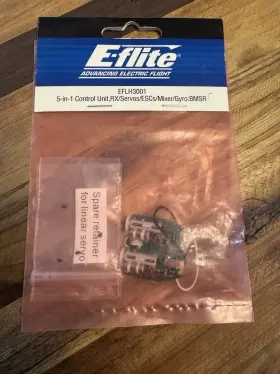Eflh3001 E-flite 5-in-1 Control Unit Rx/servos/escs/mixer/gyro Bmsr Eflh3001 E-flite 5-in-1 Control Unit Rx/servos/escs/mixer/gyro Bmsr