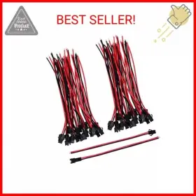Eboot 710560356553 22 Awg Jst Sm 2 Pin Plug Male And Female Connector Adapter With 135 Mm Electrica