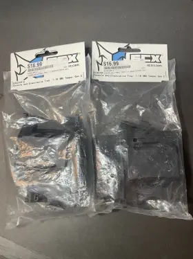 Ecx210012 Ecx Console And Electronics Tray 1 18 4wd Temper Gen2 Lot Of 2 Unopened R/c