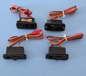 Edc-77 Electro Dynamics Lot Of 4 Power On/off Switch With Charging Jack Rc Airplane Jr Hitec Edc-77 Electro Dynamics Lot Of 4 Power On/off Switch With Charging Jack Rc Airplane Jr Hitec