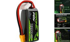 Emate 889551101196 4s Lipo Battery 35c 2200mah 14.8v With Xt60 Connector For