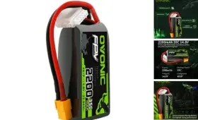Xt60 Emate 889551101196 4s Lipo Battery 35c 2200mah 14.8v With Connector For
