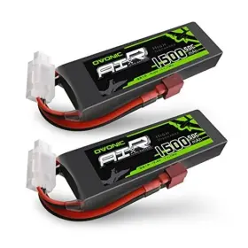 O-50c-1500-2s1p-t-2p Emate 2s Lipo Battery 50c 1500mah 7.4v Soft Case With Dean-style T 2pcs