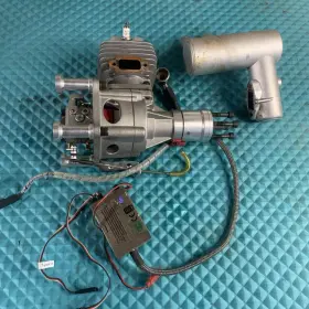 Eme35cc Eme 35cc Gas Engine With Muffler For Rc Airplane Exhaust Ignition
