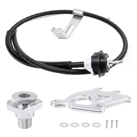 555-7040 Endxedo Clutch Quadrant Cable Kit For 1996-2004 Ford Mustang Aluminum Triple