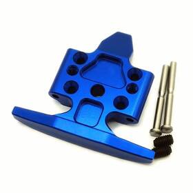 Eptnnaso Lm331f-b Aluminum Front Bumper And Chassis Skide Plate Blue For Losi Mini-t 2.0