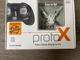 Estes Este48ww Proto X Nano White Quadcopter Ready To Fly Night Flying Spare Blades New In Box