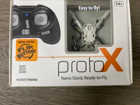 Este48ww Estes Proto X Nano White Quadcopter Ready To Fly Night Flying Spare Blades New In Box