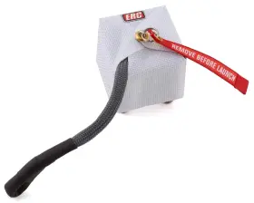 Excerc8dc1055 Exclusive Rc Non Functional Drag Racing Parachute White Erc8-dc-1055