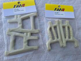 Fan Rc Fr-0011 Associated Rc10 Worlds Front And Rear Arms Fr-0301 Fr-0302 Nip