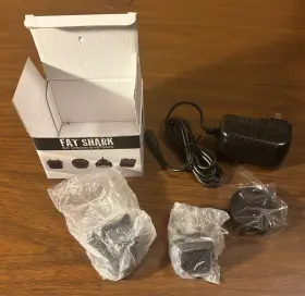 Fsv1616 Fat Shark Rc Vision System Wall Charger Adapter Multiple Prongs New Open Box