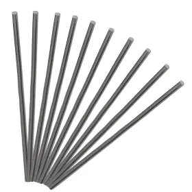 Fielect 887499215746 1.5mm Carbon Fiber Rod For Rc Airplane Matte Pole Length 400mm 15.7 Inch 10pcs