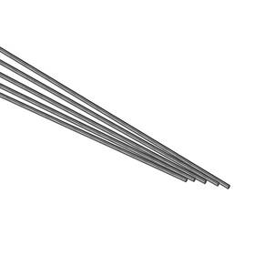 Fipux 609044664317 5 Pack Carbon Fiber Rod 2.5mmx300mm For Rc Plane Quadcopter Arm