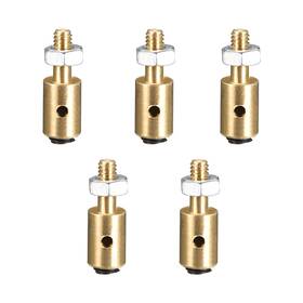Fipux 617662842703 5pcs D4x1.2mm Linkage Stoppers Connecting Servo Arm Push Rod For Airplane