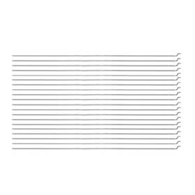 Fixinairp 619668362292 300mm Length Z Pull/push Rods Steel 1.5mm Diameter For Rc Airplane Plane 20 Pcs