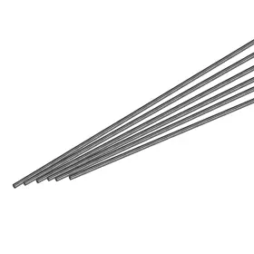Fixinairp 641832948292 Carbon Fiber Rod Pole 2mm X 300mm For Rc Plane Diy Tool Pack Of 24