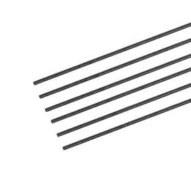 Fixinairp 745065780695 6pcs Carbon Fiber Rod 2mm X 100mm For Rc Plane Diy Quadcopter Arm