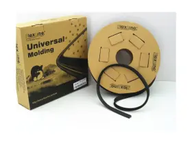 Um1913br Flexline Windshield Auto Glass Universal Molding Flexible Trim Rubber 19mm 75ft