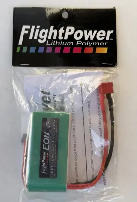 Fpwp4115 Flightpower Flight Power Eon X-lite 1300 Mah 11.1v 14wh Lipo Rechargeable Battery