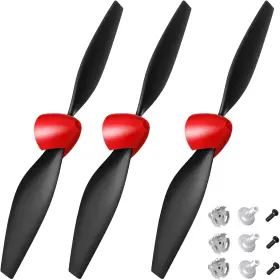 P51d-p Flycolor 3 Sets P51 Rc Plane Propeller With Savers And Adapters For Volantexrc
