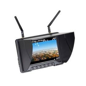 Flysight Flysight-rc801dvrsma Black Pearl Diversity Monitor Rc801 Fpv With Dvr 5.8ghz 40ch 7inch Fp