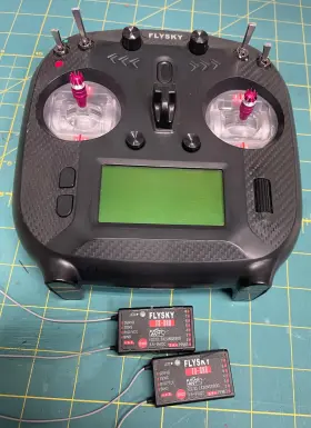 Fs-sr8 Flysky Fs-st8 Transmitter And 2 Receivers Fs-sr8 Flysky Fs-st8 Transmitter And 2 Receivers