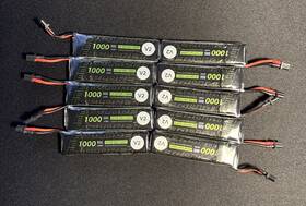Flywoo Ced-44419734601797 Explorer 1s 1000mah 80c Lihv V2 A30 Plug - 10 Batteries Total